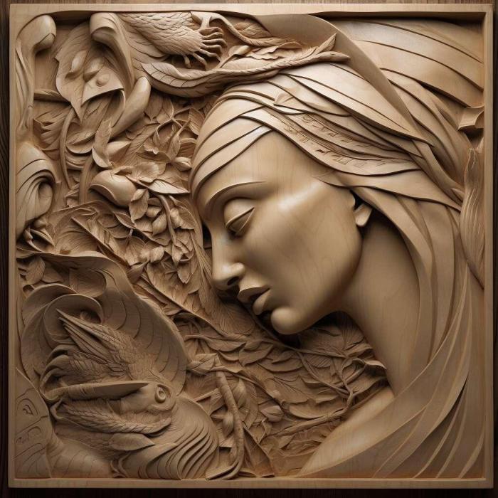 نموذج ثلاثي الأبعاد لآلة CNC 3D Art 